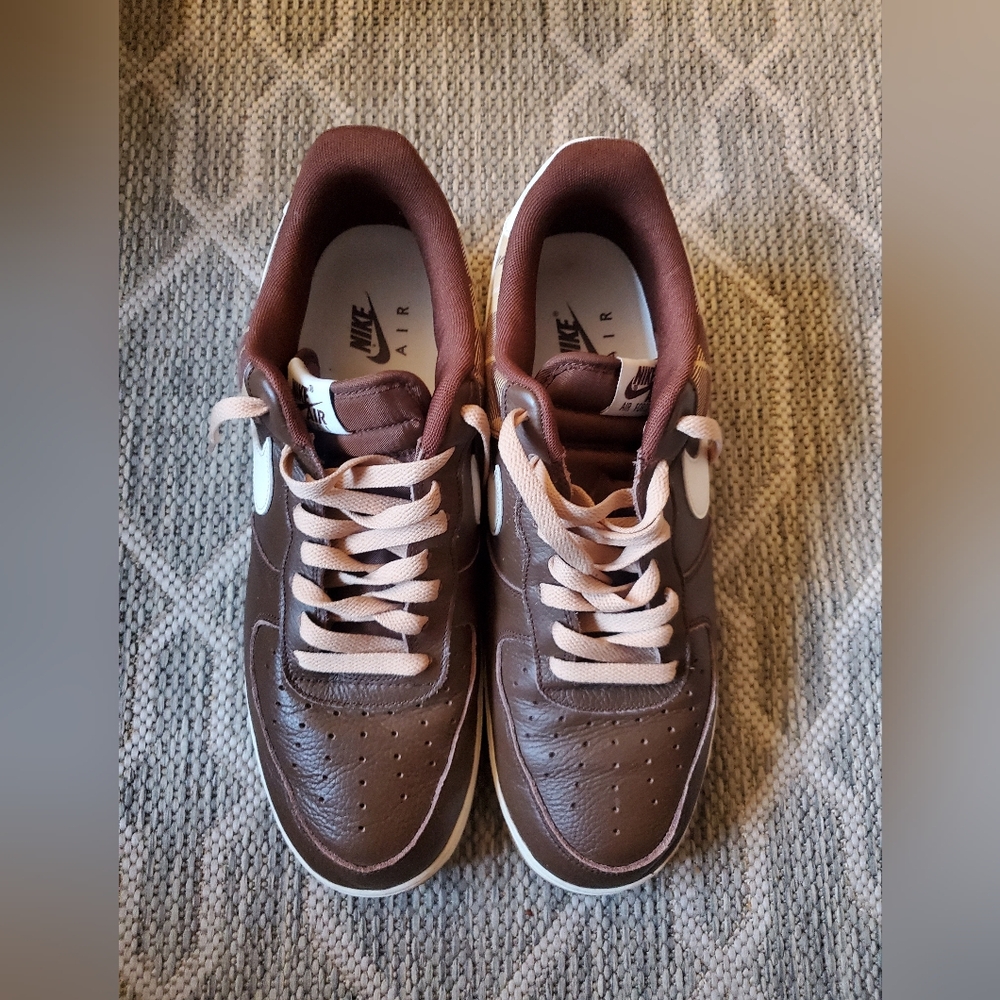 Nike Air Force 1's  Men's Brown Sneakers Size 13